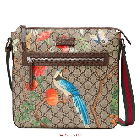 gucci tian gg supreme messenger|GG Supreme messenger bag in beige and ebony.